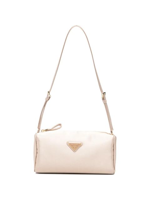Prada logo-plaque mini bag - Neutrals - zdjęcie produktu nr 1
