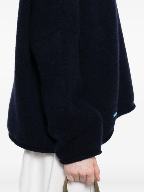 Alanui polo-neck sweater - Blue