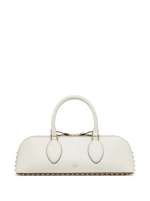 Valentino Garavani Rockstud E/W tote bag - White - zdjęcie produktu nr 2