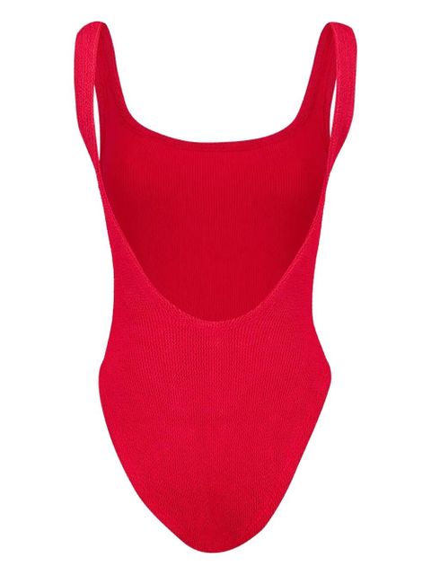 Hunza G square-neck ribbed swimsuit - Red - zdjęcie produktu nr 2
