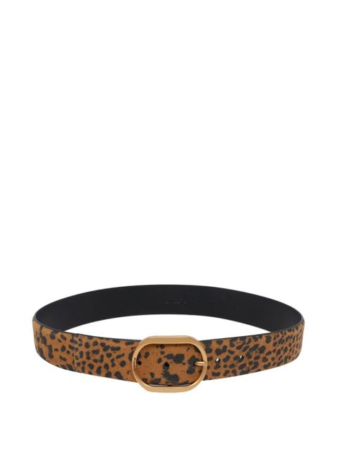 PINKO leopard-print buckle belt - Neutrals - zdjęcie produktu nr 1