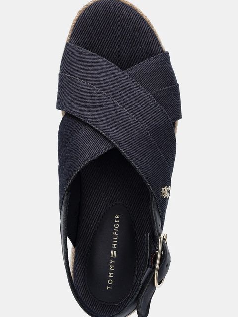 Tommy Hilfiger sandały DENIM ESPADRILLE PLATFORM SANDAL