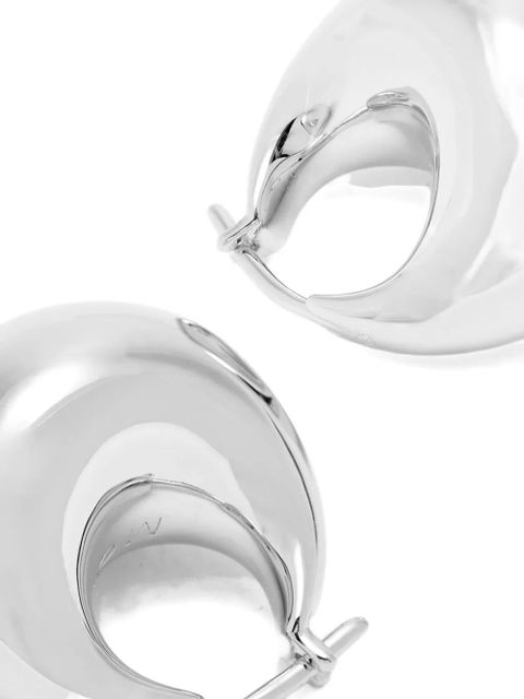 Missoma sculptural hoop earrings - Silver