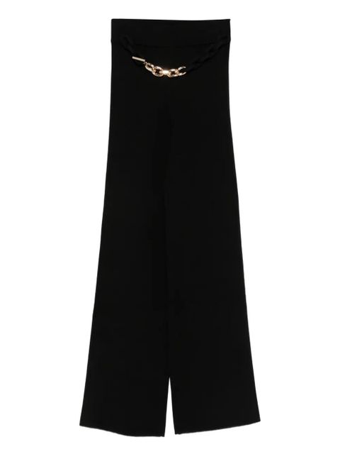 Rabanne chain-embellishment trousers - Black - zdjęcie produktu nr 1