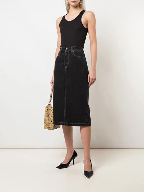 WARDROBE.NYC ribbed slim-fit tank top - Black - zdjęcie produktu nr 2