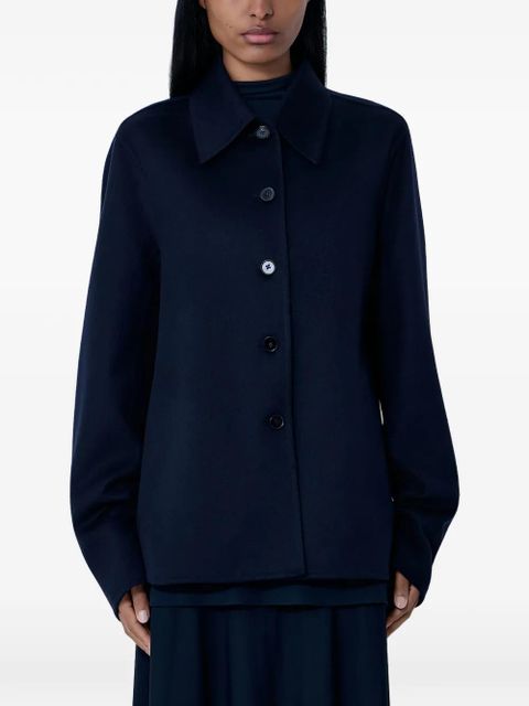 Jil Sander single-breasted coat - Blue - zdjęcie produktu nr 1