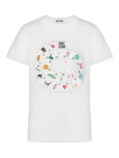 Moschino graphic-print T-shirt - White - zdjęcie produktu nr 1