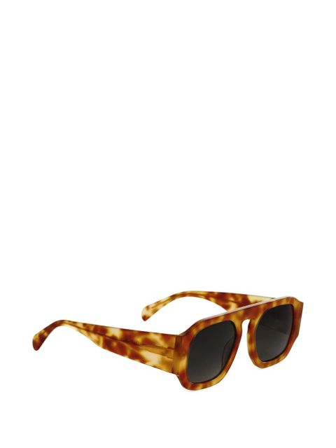 ANINE BING Preston geometric-frame sunglasses - Brown - zdjęcie produktu nr 2