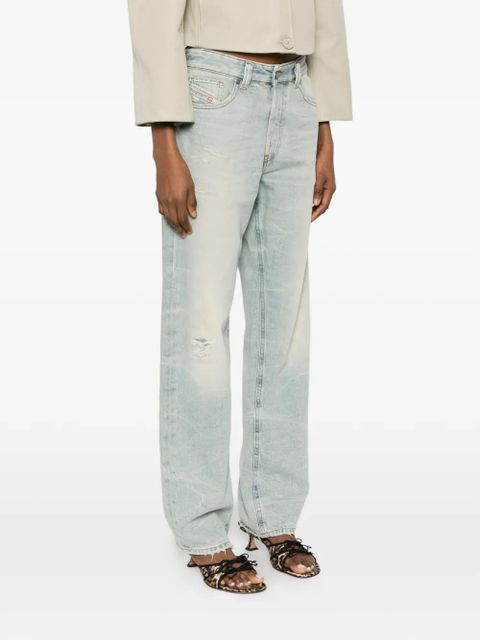 Diesel distressed five-pockets denim jeans - Blue