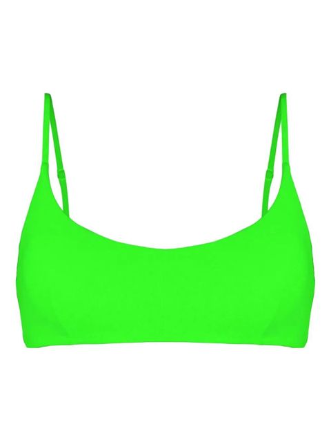 MC2 Saint Barth spaghetti-strap swimsuit top - Green - zdjęcie produktu nr 1