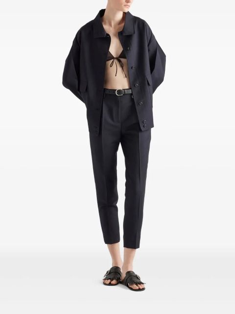 Prada Kid mohair pants - Blue