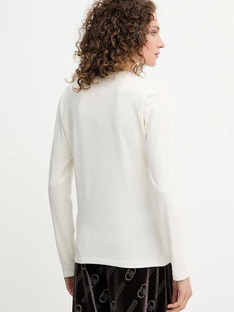 Liu Jo longsleeve kolor beżowy TF5300.JS003 - zdjęcie produktu nr 2