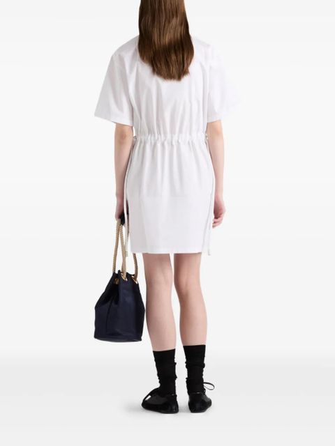 Prada poplin mini dress - White