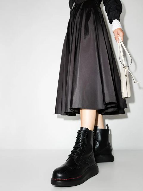 Alexander McQueen lace-up ankle boots - Black