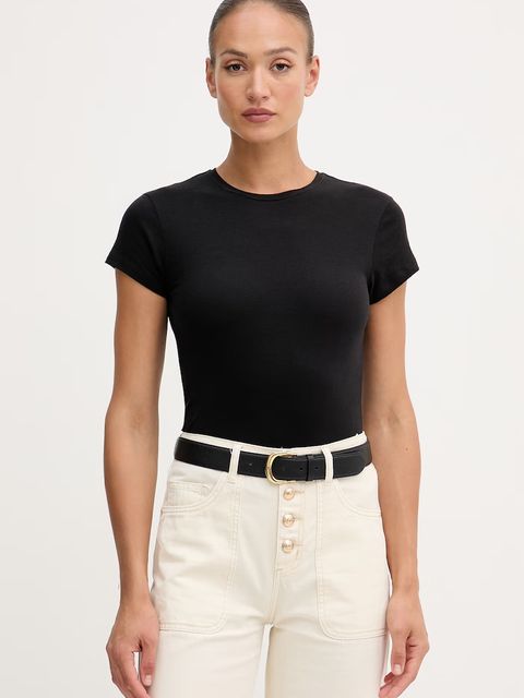 Tommy Hilfiger T-shirt basic damski bawełniany - zdjęcie produktu nr 1