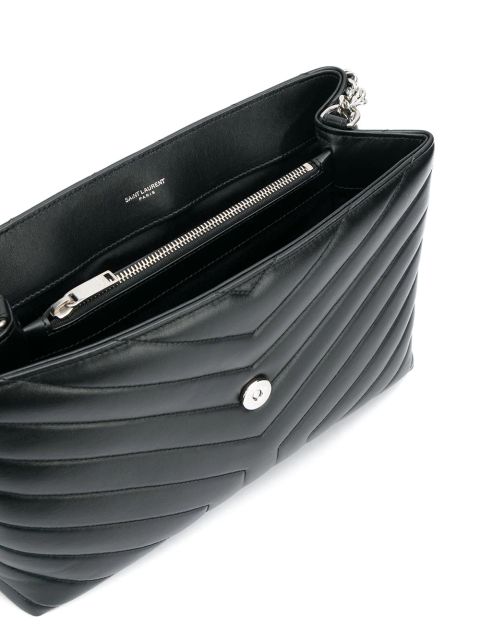 Saint Laurent medium Loulou quilted shoulder bag - Black