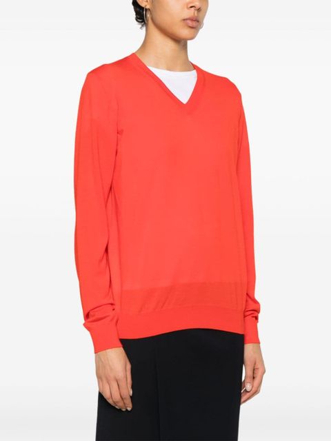 The Row Haius V-neck sweater - Red