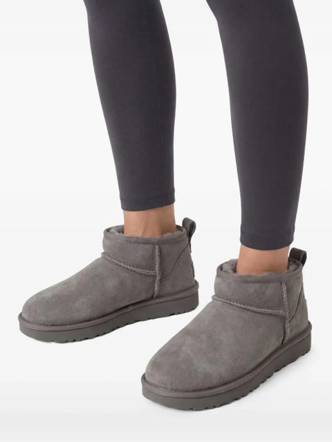 UGG Classic Ultra Mini suede boots - Grey