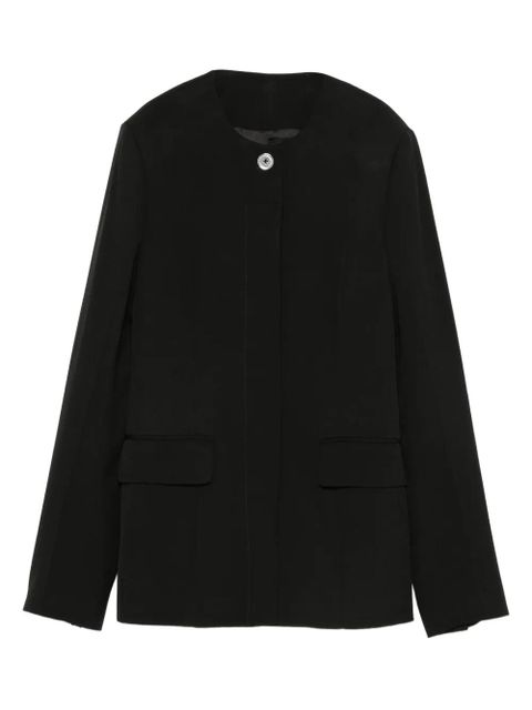 TOTEME round-neck flap-pocket jacket - Black - zdjęcie produktu nr 1
