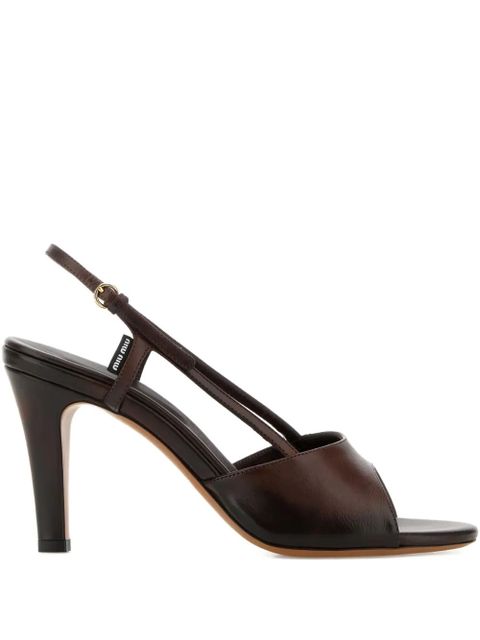Miu Miu 85mm Ayes pumps - Brown - zdjęcie produktu nr 1