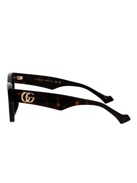 Gucci Eyewear tortoiseshell-pattern sunglasses - Brown - zdjęcie produktu nr 2