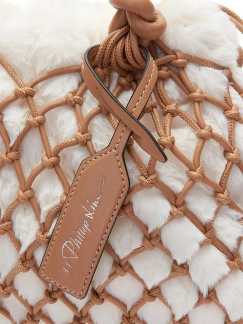 3.1 Phillip Lim mini macrame tote bag - Brown