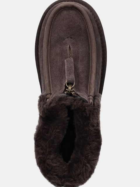 Answear.LAB śniegowce zamszowe kolor brązowy