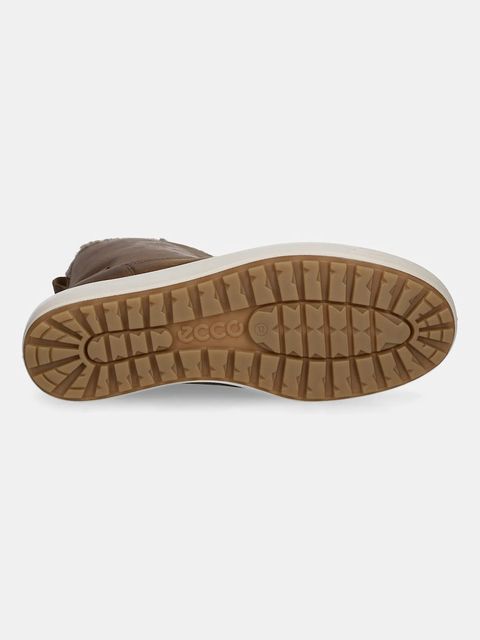 Ecco śniegowce zamszowe Soft 7 Tred Warm kolor brązowy 450753-02034