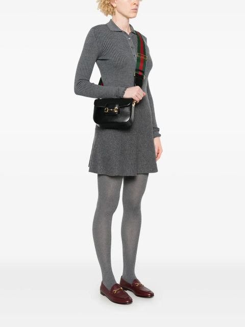 Gucci mini Horsebit 1955 shoulder bag - Black - zdjęcie produktu nr 2