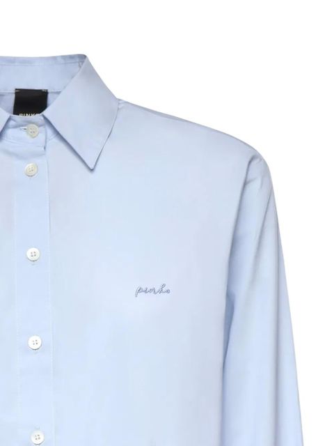 PINKO stripped button shirt - Blue