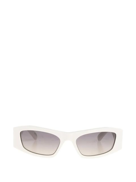 Balenciaga Eyewear rectangle-frame sunglasses - White - zdjęcie produktu nr 1
