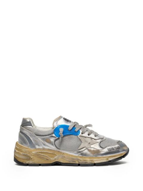 Golden Goose star appliqué sneakers - Silver