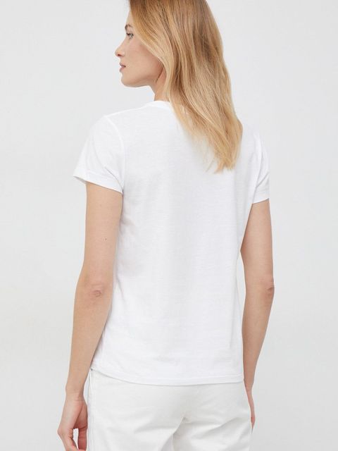Polo Ralph Lauren t-shirt bawełniany kolor biały