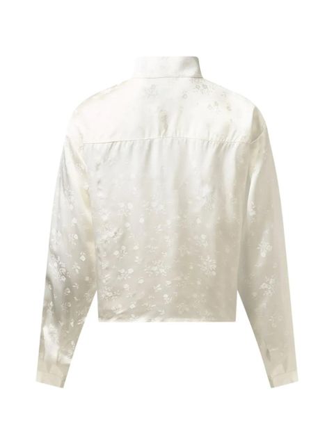 Self-Portrait satin blouse - Neutrals - zdjęcie produktu nr 2