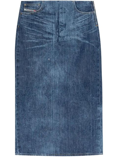 Diesel De-Pra-S3 midi skirt - Blue - zdjęcie produktu nr 1
