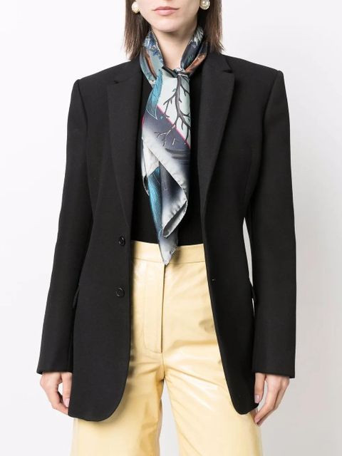 Aspinal Of London Robin silk scarf - Blue - zdjęcie produktu nr 2