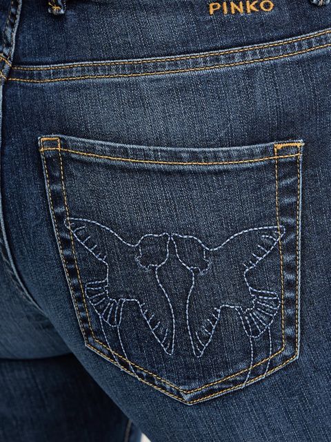 Pinko jeansy damskie high waist 100166 A2RX