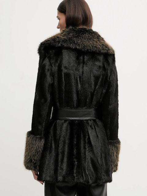 Stand Studio płaszcz Fae kolor czarny 66609-9890 - zdjęcie produktu nr 2