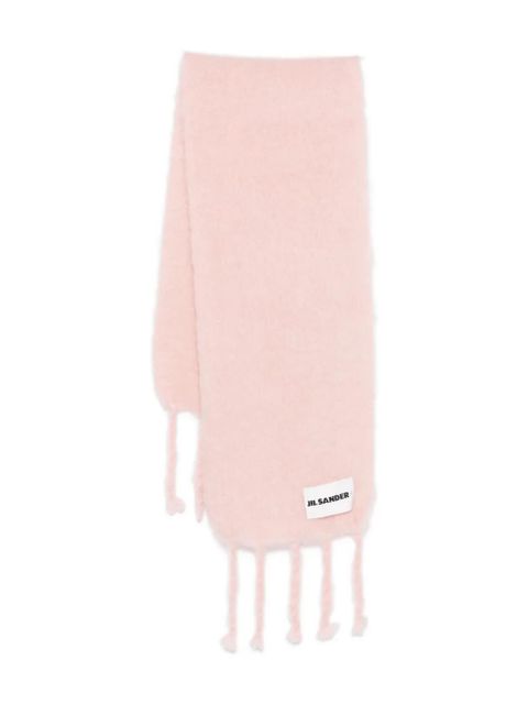 Jil Sander fringed scarf - Pink - zdjęcie produktu nr 1