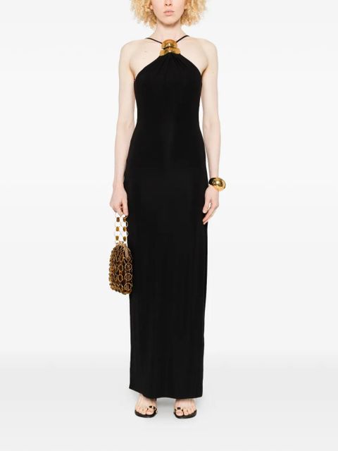 Cult Gaia Vaela halterneck maxi dress - Black