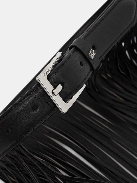 Karl Lagerfeld pasek K/AUTOGRAPH damski kolor czarny B1W33048 - zdjęcie produktu nr 2
