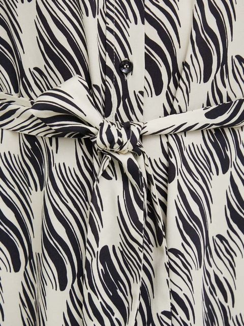 Sisley sukienka kolor beżowy midi prosta