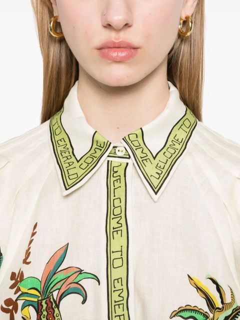 ALEMAIS Day Dream midi dress - Neutrals