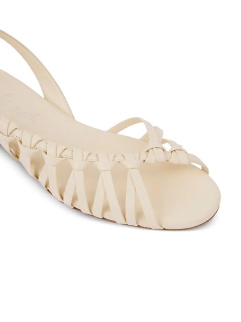 Chloé Estra woven-strap sandals - Neutrals