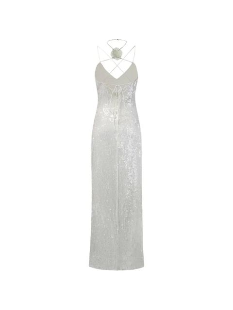 JW Pei Heisey sequined maxi dress - White - zdjęcie produktu nr 2