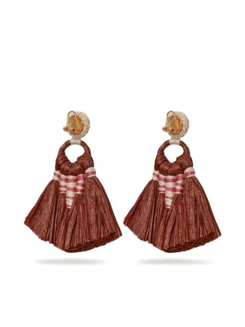Johanna Ortiz Eternal Existence tassels earrings - Red - zdjęcie produktu nr 1