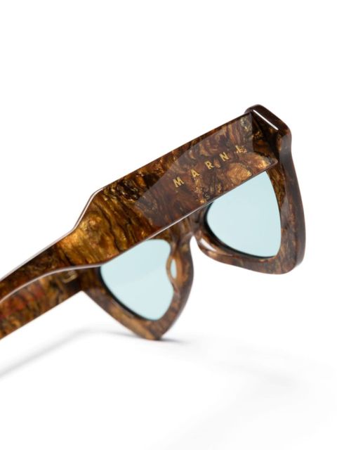 Marni Eyewear Fairy Pools cat-eye sunglasses - Brown - zdjęcie produktu nr 2