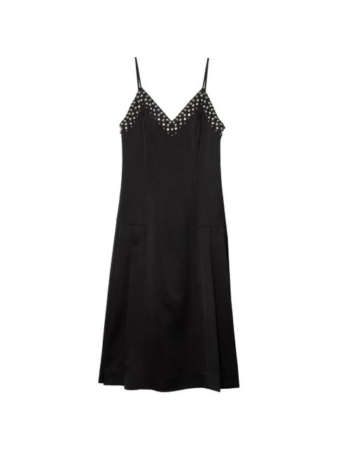 3.1 Phillip Lim studded V-neck midi dress - Black - zdjęcie produktu nr 1