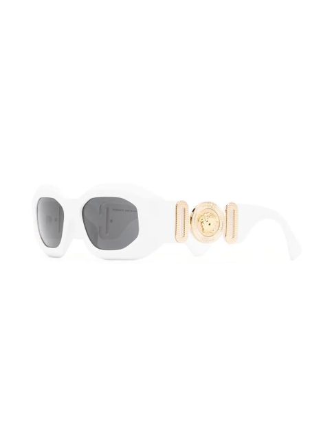 Versace Eyewear Medusa-plaque detail sunglasses - White - zdjęcie produktu nr 2