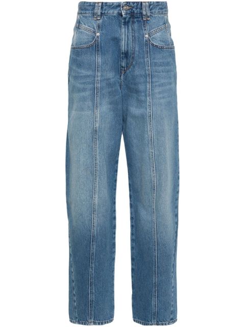 ISABEL MARANT Vetan high-rise boyfriend jeans - Blue - zdjęcie produktu nr 1